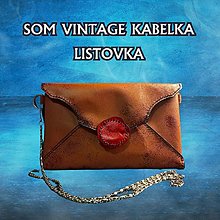 Kabelky - VINTAGE KABELKA LISTOVKA - 16535150_