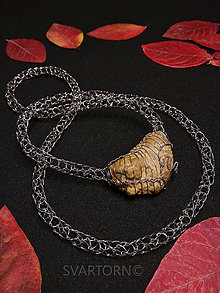 Náhrdelníky - Náhrdelník amulet Gellir - 16535896_
