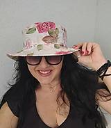 Čiapky, čelenky, klobúky - Letní látkový klobouk - 16537981_