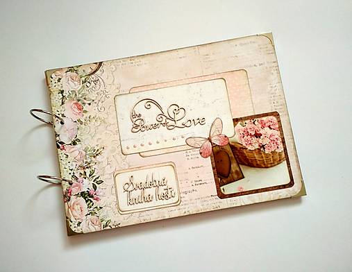 Papiernictvo - VEĽKÁ Kniha hostí - svadobný album A4 - 16539094_