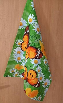 Úžitkový textil - Veľká utierka motyle - 16539153_