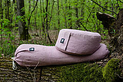 Úžitkový textil - Bolster - hodvábny relaxačný vankúš - 16538915_
