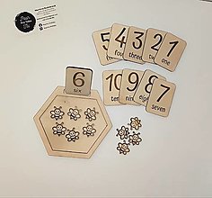 Hračky - Montessori učenie čísel - 16537861_