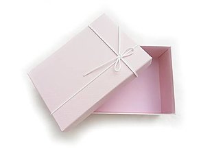 Úložné priestory & Organizácia - Darčeková krabica "pastel rose,M" skladom - 16536990_