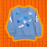 Detské oblečenie - BLUE BUT VISIBLE mikina - 16538307_