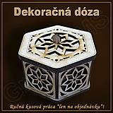 Nádoby - Dekoračná dóza - vzor E - 16538039_