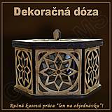 Nádoby - Dekoračná dóza - vzor E - 16538040_