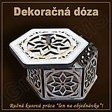 Nádoby - Dekoračná dóza - vzor E - 16538041_