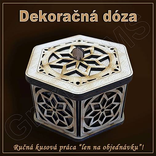 Nádoby - Dekoračná dóza - vzor E - 16538039_