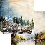 Papier - Scrapbook papier 12x12 Whispers of the Mountains - 16541733_