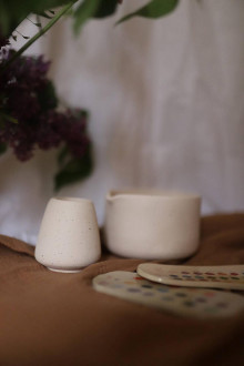 Kurzy - Workshop keramiky na farme (Matcha set) - 16542332_