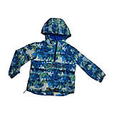 Detské oblečenie - Detská softshell bunda - anorak abstract navy - 16540785_