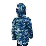 Detské oblečenie - Detská softshell bunda - anorak abstract navy - 16540786_