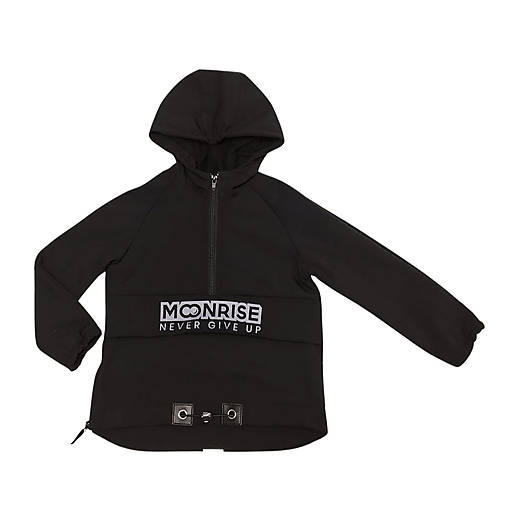Detské oblečenie - Detská softshell bunda - anorak black - 16540758_