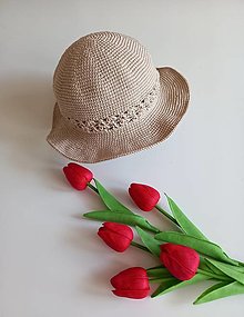Návody a literatúra - Návod na háčkovaný letný klobúk - 16542218_