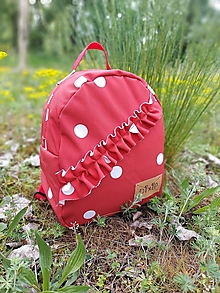 Detské tašky - Recyklovaný batoh skôlkar - 16541478_