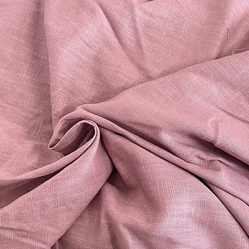 Topy, tričká, tielka - Ľanový zavinovací top (Fialovoružová - mauve) - 16541050_