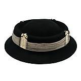 Čiapky, čelenky, klobúky - Detviansky klobúk s retiazkou - 16540406_