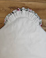 Detský textil - Krásna kvetinová zavinovačka s klasickým viazaním - E3 - 16541896_