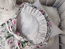 Detský textil - Krásna kvetinová zavinovačka s klasickým viazaním - E3 - 16541902_