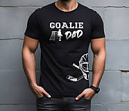 Pánske oblečenie - Tričko Goalie Dad - 16540323_