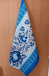 Úžitkový textil - Veľká utierka modra - 16544441_
