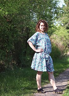 Šaty - Letní minišaty (Zelená) - 16542692_