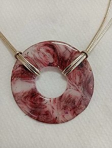 Náhrdelníky - Ružový náhrdeľník - 16544842_