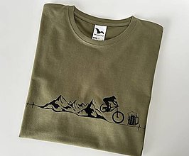 Topy, tričká, tielka - Tričko Smädný cyklista - 16543443_