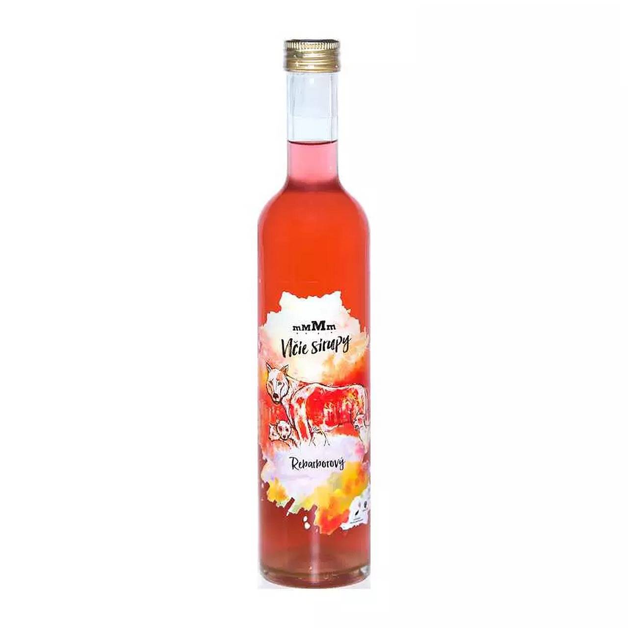 Sirupy Vlčie sirupy (Rebarborový (0,5 l))