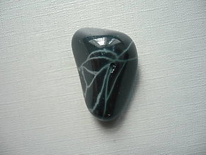 Minerály - Troml. - obsidián pavoučí 28 mm, č.8 - 16543458_