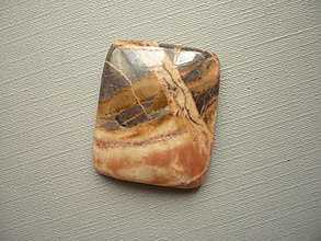 Minerály - Kabošon - jaspis žlutý 27 mm, č.8f - 16544031_