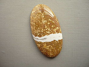 Minerály - Kabošon - jaspis žlutý 45 mm, č.23f - 16544075_