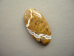 Minerály - Kabošon - jaspis žlutý 32 mm, č.31f - 16544091_