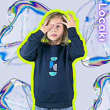 Detské oblečenie - Deep blue Mikina - 16544355_
