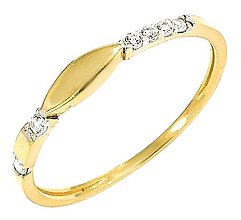 Prstene - Zlatý prsteň Glare 204 - 16543617_