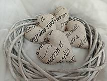 Darčeky pre svadobčanov - Sivé levanduľové srdiečká - 16542972_
