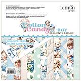 Papier - Scrapbook papier Lemoncraft Cotton Candy Boy 8x8 - 16547955_