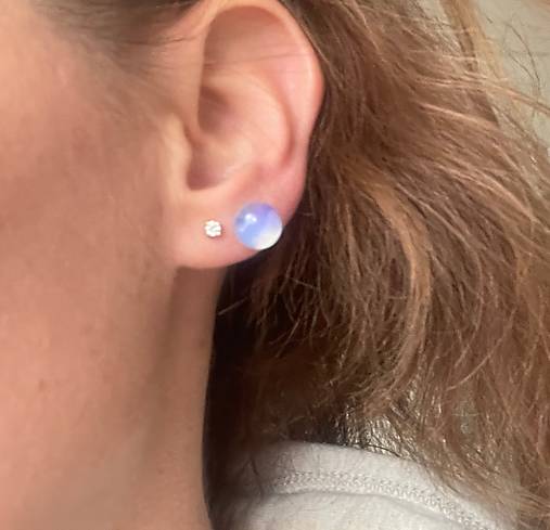 Opalite Stud Earrings / Napichovacie náušnice s opalitmi E033