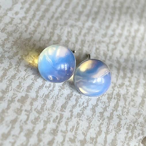 Opalite Stud Earrings / Napichovacie náušnice s opalitmi E033