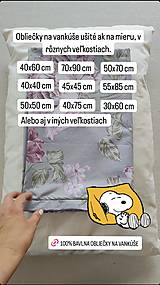 Detský textil - VLNIENKA  obliečka na vankúš ušitá na mieru 100% bavlna Pivoňka ružová - 16546752_