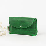 Kabelky - Kožená kabelka a ľadvinka Lilly (crazy green) - 16546265_