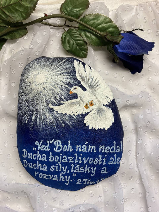 Dekorácie - Pamätný kameň k sv. birmovania - 16547457_
