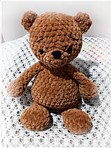 Hračky - Háčkovaný medvedík Doudou - 16546760_