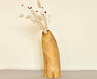 Dekorácie - Drevená váza Flow - 16546436_