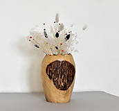 Dekorácie - Drevená váza Atis - 16547280_