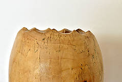 Dekorácie - Drevená váza Atis - 16547281_