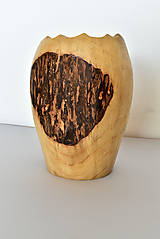 Dekorácie - Drevená váza Atis - 16547283_