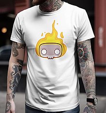 Pánske oblečenie - Pánske tričko - Burn - 16547385_