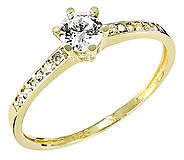 Prstene - Zlatý prsteň - 16546597_